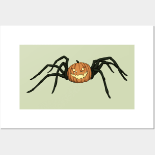 Pumpkin Spider Posters and Art